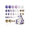 Lot de 32 décorations de gâteau en forme de boules Mini ballons - 4 couleurs